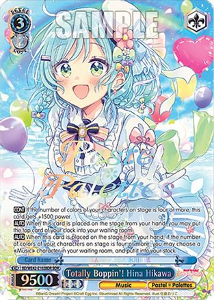 Image of Totally Boppin'! Hina Hikawa (BDR) (BD/WE42-E102BDR BDR) - BanG Dream! Girls Band Party! Countdown Collection Premium Booster
