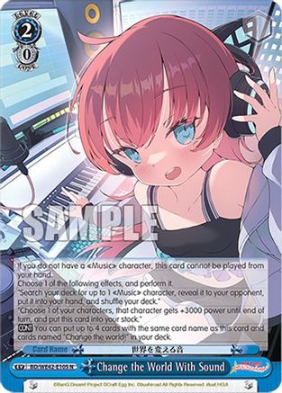 Image of Change the World With Sound (BD/WE42-E105 N) - BanG Dream! Girls Band Party! Countdown Collection Premium Booster