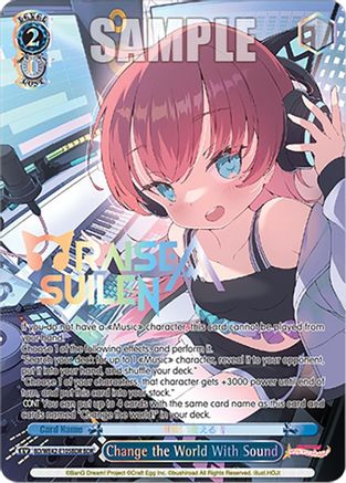 Image of Change the World With Sound (BDR) (BD/WE42-E105BDR BDR) - BanG Dream! Girls Band Party! Countdown Collection Premium Booster