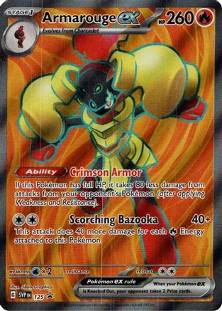 Image of Armarouge ex 125  - Holofoil SV Scarlet & Violet Promo Cards - Promo