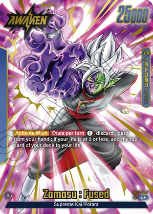 Image of Zamasu : Fused - FB02-036 (Alternate Art) (FB02-036) - Blazing Aura Holofoil