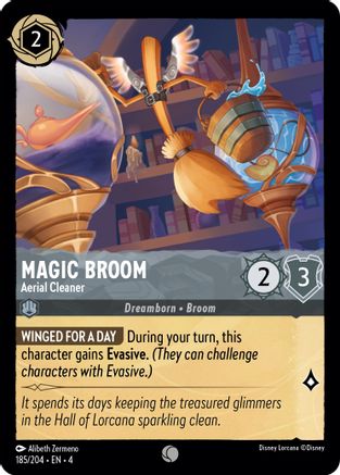 Image of Magic Broom - Aerial Cleaner (185/204) - Ursulas Return Cold Foil