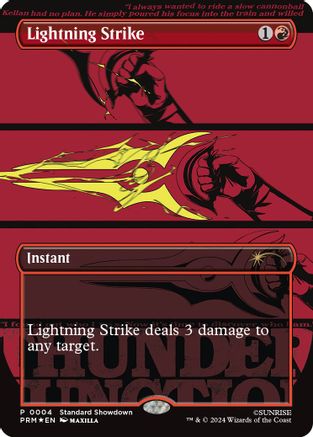 Image of Lightning Strike (SSP-004) - Standard Showdown Promos Foil