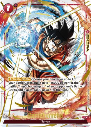 Image of Kamehameha (Alternate Art) (FS01-15) - Starter Deck 1 Son Goku Alternate Art Reprints Holofoil