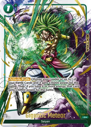 Image of Gigantic Meteor (Alternate Art) (FS03-15) - Starter Deck 3 Broly Alternate Art Reprints Holofoil
