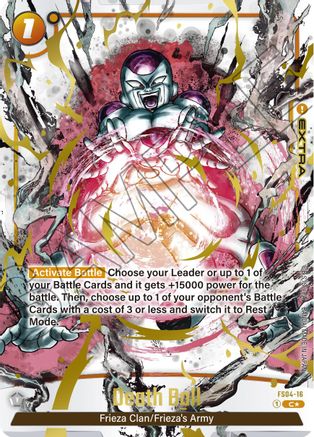 Image of Death Ball (Alternate Art) (FS04-16) - Starter Deck 4 Frieza Alternate Art Reprints Holofoil