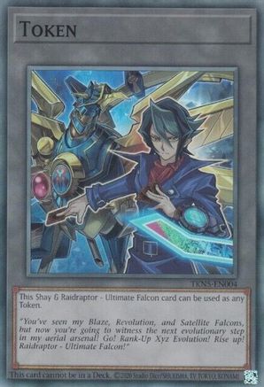 Image of Token: Shay and Raidraptor - Ultimate Falcon (TKN5-EN004) - Legacy of Destruction Unlimited