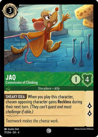Image of Jaq - Connoisseur of Climbing (77/204) - Ursulas Return Cold Foil