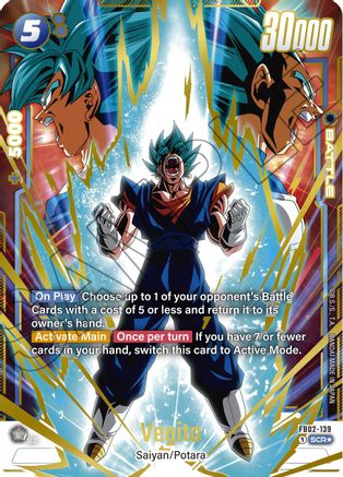 Image of Vegito - FB02-139 (Alternate Art) (FB02-139) - Blazing Aura Holofoil