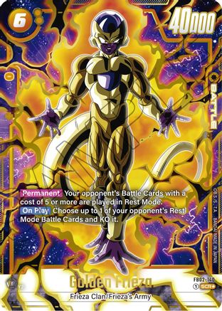 Image of Golden Frieza (Alternate Art) (FB02-140) - Blazing Aura Holofoil
