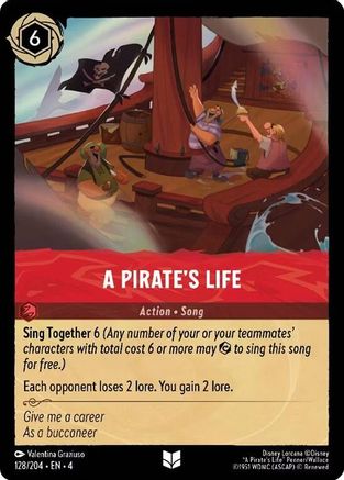 Image of A Pirate's Life (128/204) - Ursulas Return Cold Foil