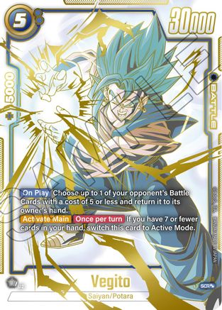 Image of Vegito - FB02-139 (Super Alternate Art) (FB02-139) - Blazing Aura Holofoil