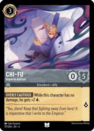 Image of Chi-Fu - Imperial Advisor (177/204) - Ursulas Return Cold Foil