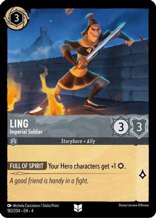 Image of Ling - Imperial Soldier (183/204) - Ursulas Return Cold Foil