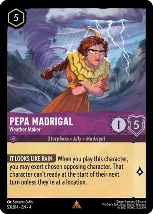 Image of Pepa Madrigal - Weather Maker (53/204) - Ursulas Return Cold Foil