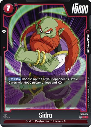 Image of Sidra (FB02-014) - Blazing Aura