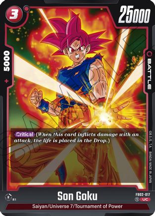 Image of Son Goku - FB02-017 (FB02-017) - Blazing Aura