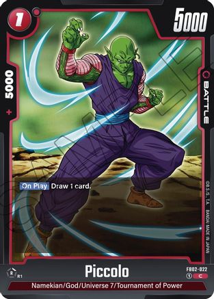 Image of Piccolo - FB02-022 (FB02-022) - Blazing Aura