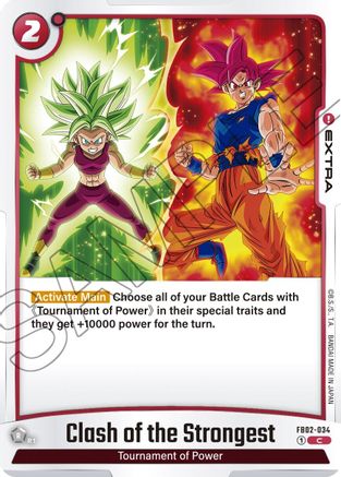 Image of Clash of the Strongest (FB02-034) - Blazing Aura