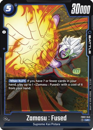 Image of Zamasu : Fused - FB02-045 (FB02-045) - Blazing Aura