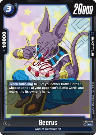 Image of Beerus - FB02-055 (FB02-055) - Blazing Aura