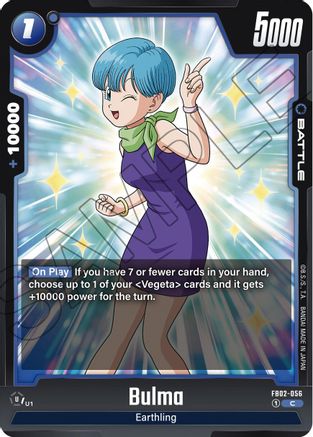 Image of Bulma - FB02-056 (FB02-056) - Blazing Aura