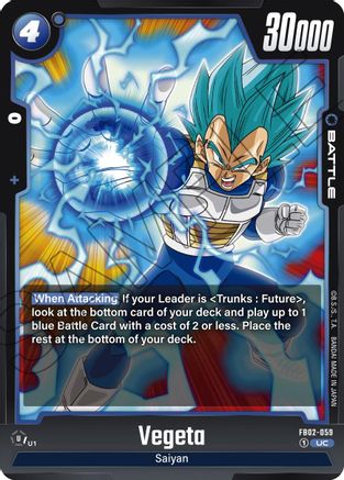 Image of Vegeta - FB02-059 (FB02-059) - Blazing Aura
