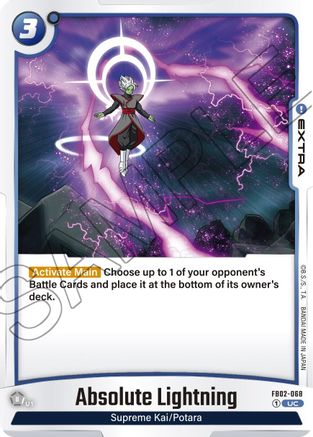 Image of Absolute Lightning (FB02-068) - Blazing Aura