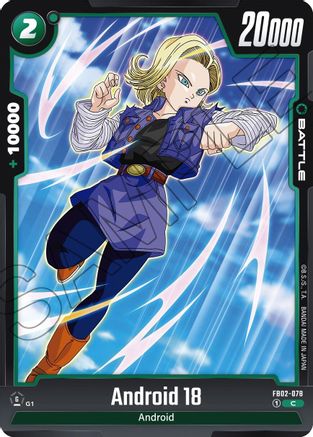 Image of Android 18 - FB02-078 (FB02-078) - Blazing Aura