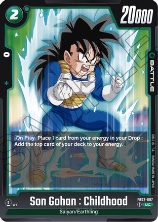 Image of Son Gohan : Childhood - FB02-087 (FB02-087) - Blazing Aura