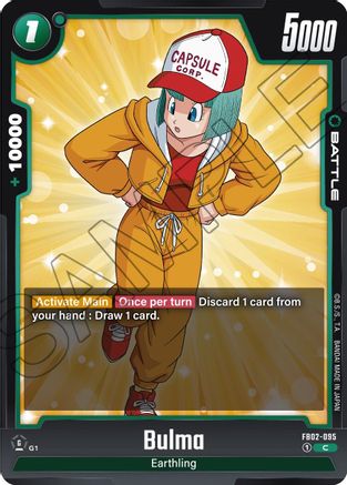 Image of Bulma - FB02-095 (FB02-095) - Blazing Aura