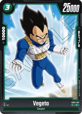 Image of Vegeta - FB02-097 (FB02-097) - Blazing Aura