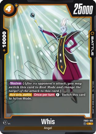 Image of Whis - FB02-106 (FB02-106) - Blazing Aura Holofoil