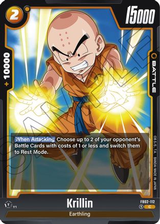 Image of Krillin - FB02-112 (FB02-112) - Blazing Aura