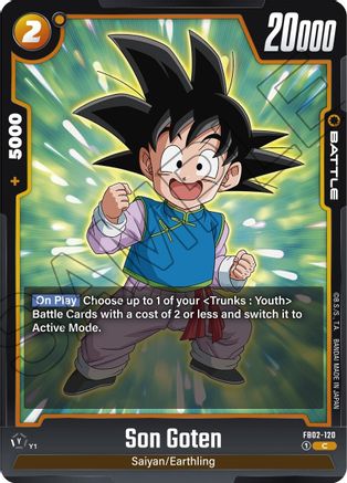 Image of Son Goten - FB02-120 (FB02-120) - Blazing Aura