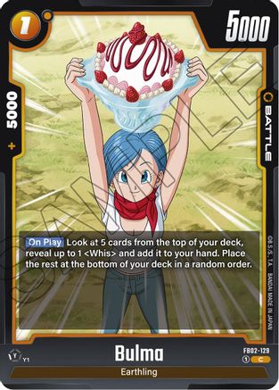 Image of Bulma - FB02-129 (FB02-129) - Blazing Aura