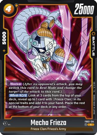 Image of Mecha Frieza (FB02-134) - Blazing Aura