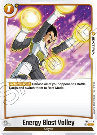 Image of Energy Blast Volley (FB02-138) - Blazing Aura