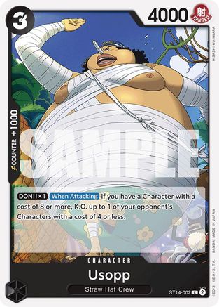 Image of Usopp (ST14-002) - Starter Deck 14: 3D2Y