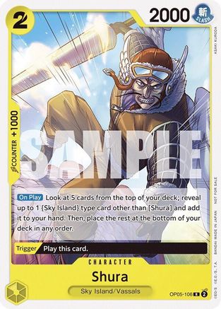 Image of Shura (Tournament Pack Vol. 7) (OP05-106) - One Piece Promotion Cards