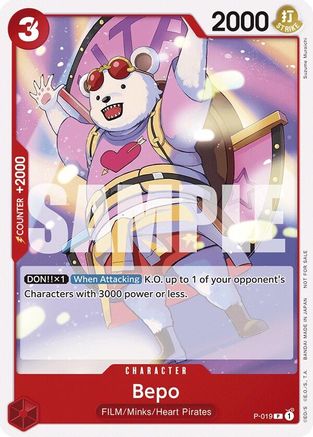 Image of Bepo (Tournament Pack Vol. 7) (P-019) - One Piece Promotion Cards