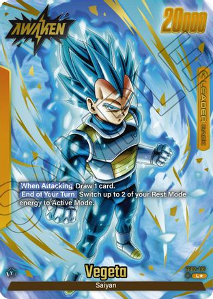 Image of Vegeta - FB02-105 (Alternate Art) (FB02-105) - Blazing Aura Holofoil