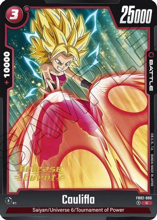 Image of Caulifla - FB02-006 (FB02-006) - Blazing Aura Release Event Cards