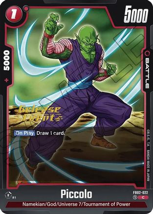 Image of Piccolo - FB02-022 (FB02-022) - Blazing Aura Release Event Cards
