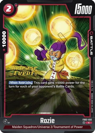 Image of Rozie (FB02-032) - Blazing Aura Release Event Cards
