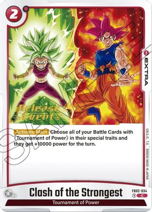 Image of Clash of the Strongest (FB02-034) - Blazing Aura Release Event Cards