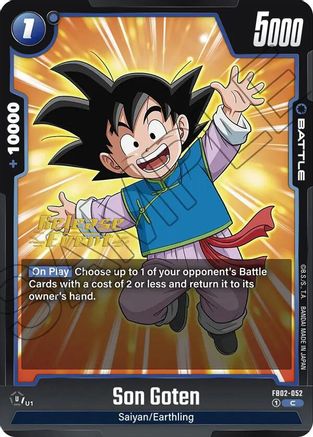 Image of Son Goten - FB02-052 (FB02-052) - Blazing Aura Release Event Cards