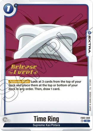 Image of Time Ring (FB02-069) - Blazing Aura Release Event Cards