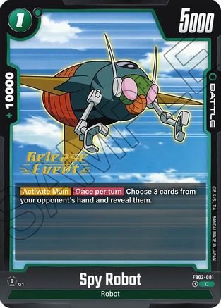 Image of Spy Robot (FB02-081) - Blazing Aura Release Event Cards