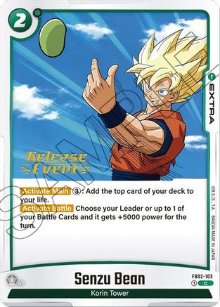Image of Senzu Bean (FB02-103) - Blazing Aura Release Event Cards
